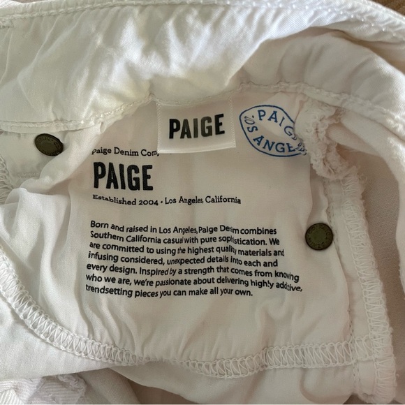 PAIGE Jimmy Jimmy White Distressed Skinny Jeans 25 - Picture 5 of 16